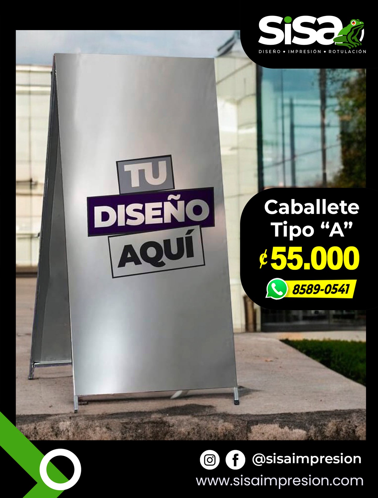 Caballetes publicitarios